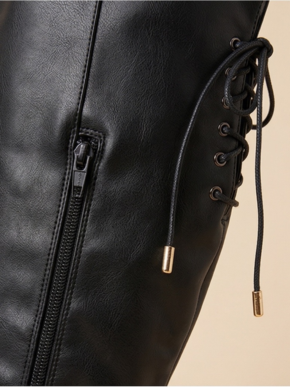 TOP Moda Black Over the Knee Boots. Perfect for adding flair to any outfit. - Picture 6 of 6